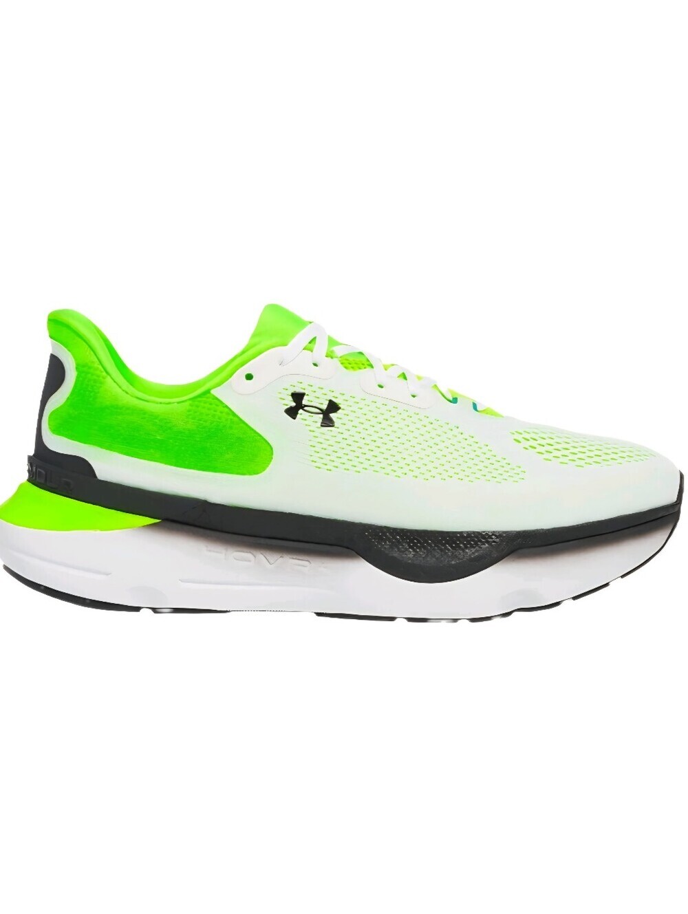 Under Armour Infinite PRO 2 Under Armour White/Hyper Green/Black Men's Size 11 - Picture 2 of 7